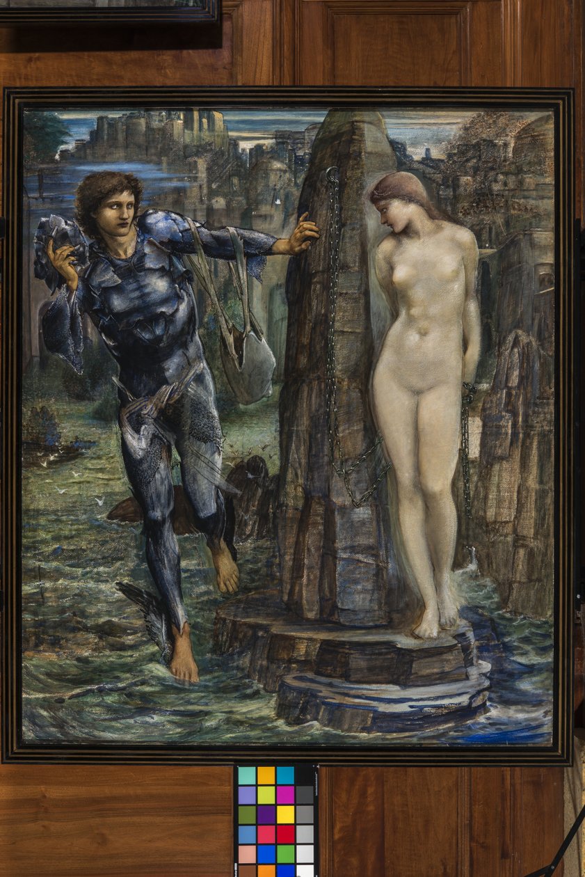 A végzet sziklája, 1876 körül (gouache) alkotó: Edward Burne Jones