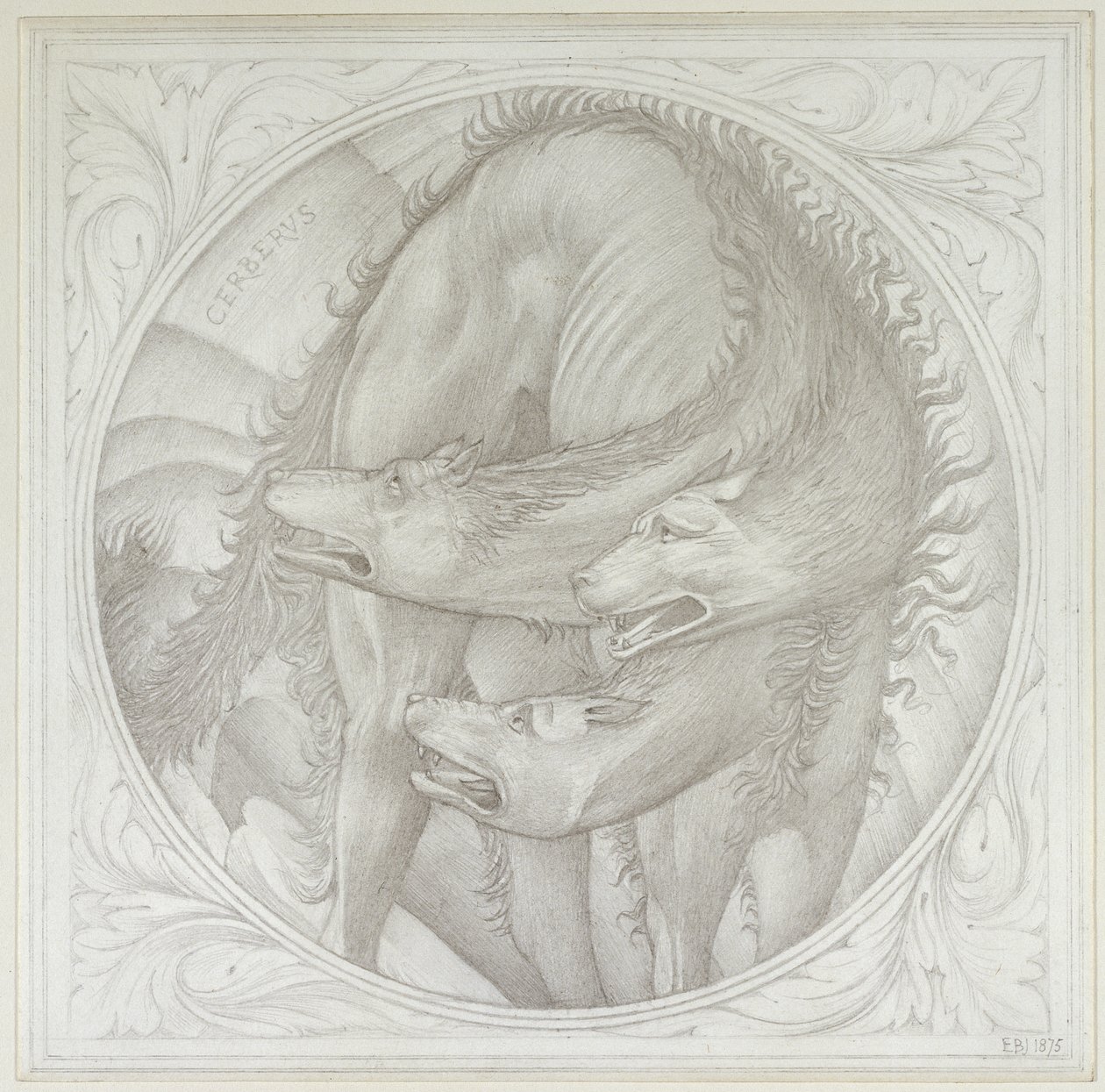 Orpheus története: Cerberus, 1875 alkotó: Edward Burne Jones