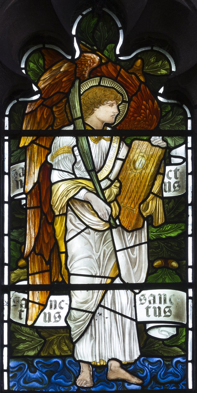 Angyalzenész, 1879 alkotó: Edward Burne Jones