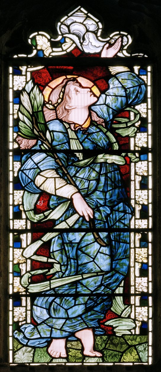Ashton Under Lyne, Albion Congregational Church, Morris & Co., Edward Burne-Jones, South Transept, 1896 alkotó: Edward Burne Jones