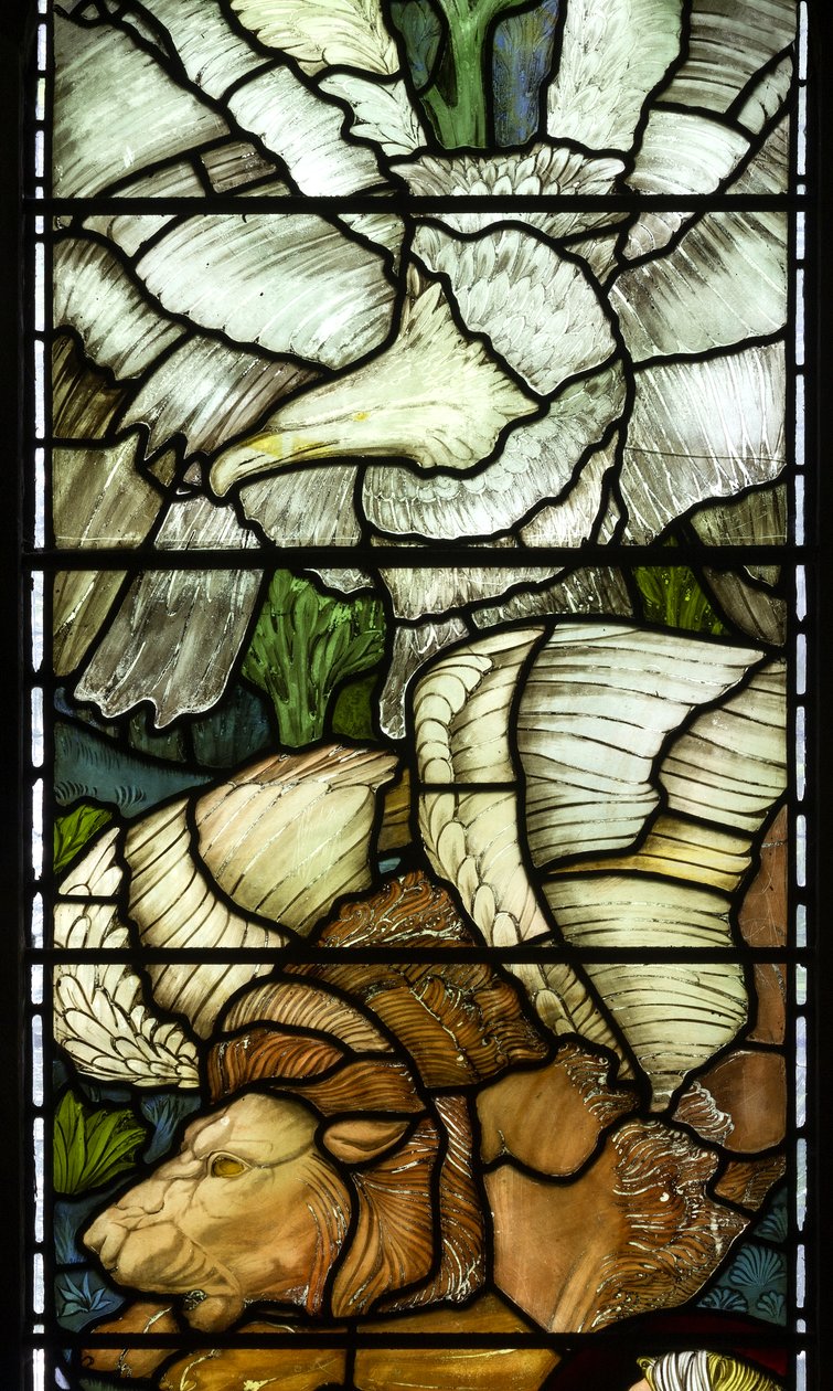 Eagle & Lion részlet, A Paradicsom folyói, 1875 alkotó: Edward Burne Jones