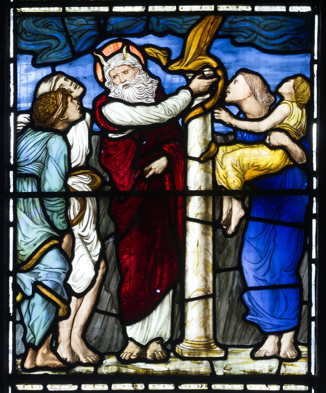 Mózes és a réz kígyó, 1879 alkotó: Edward Burne Jones