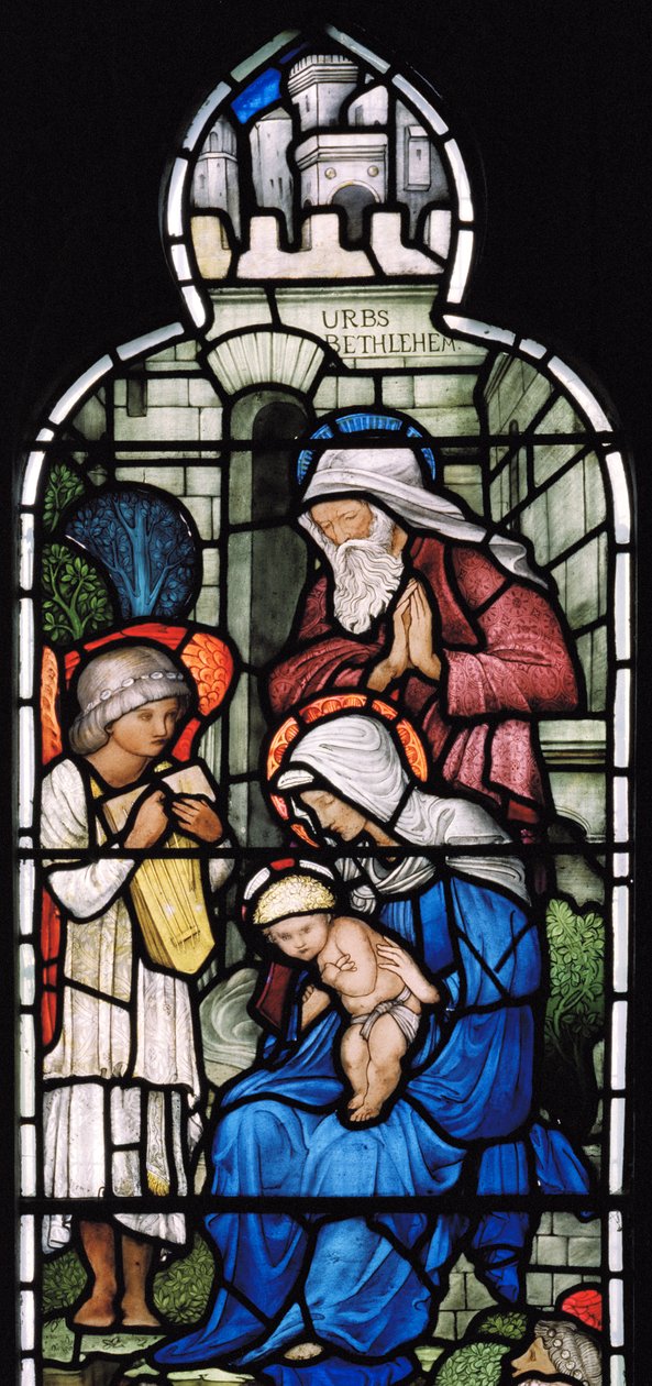 Zenés angyal, Születés, 1876 alkotó: Edward Burne Jones