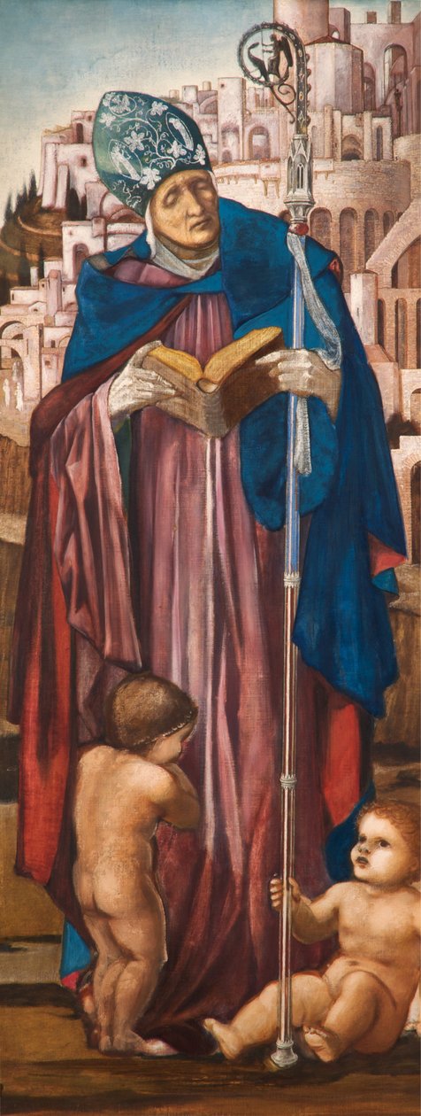 Szent Miklós, 1870-98 körül alkotó: Edward Burne Jones