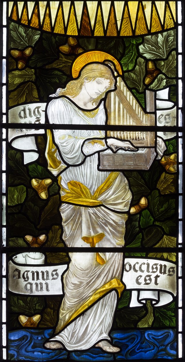 Szent Cecília, 1879 alkotó: Edward Burne Jones