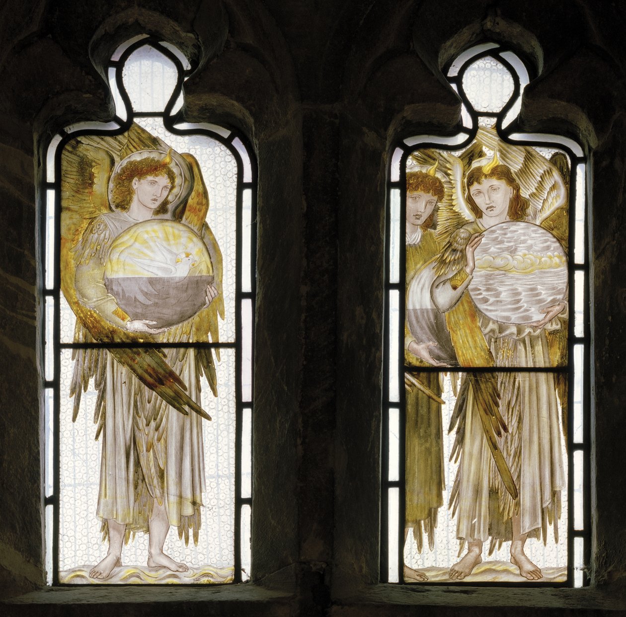 A teremtés napjai, részlet, 1870 alkotó: Edward Burne Jones