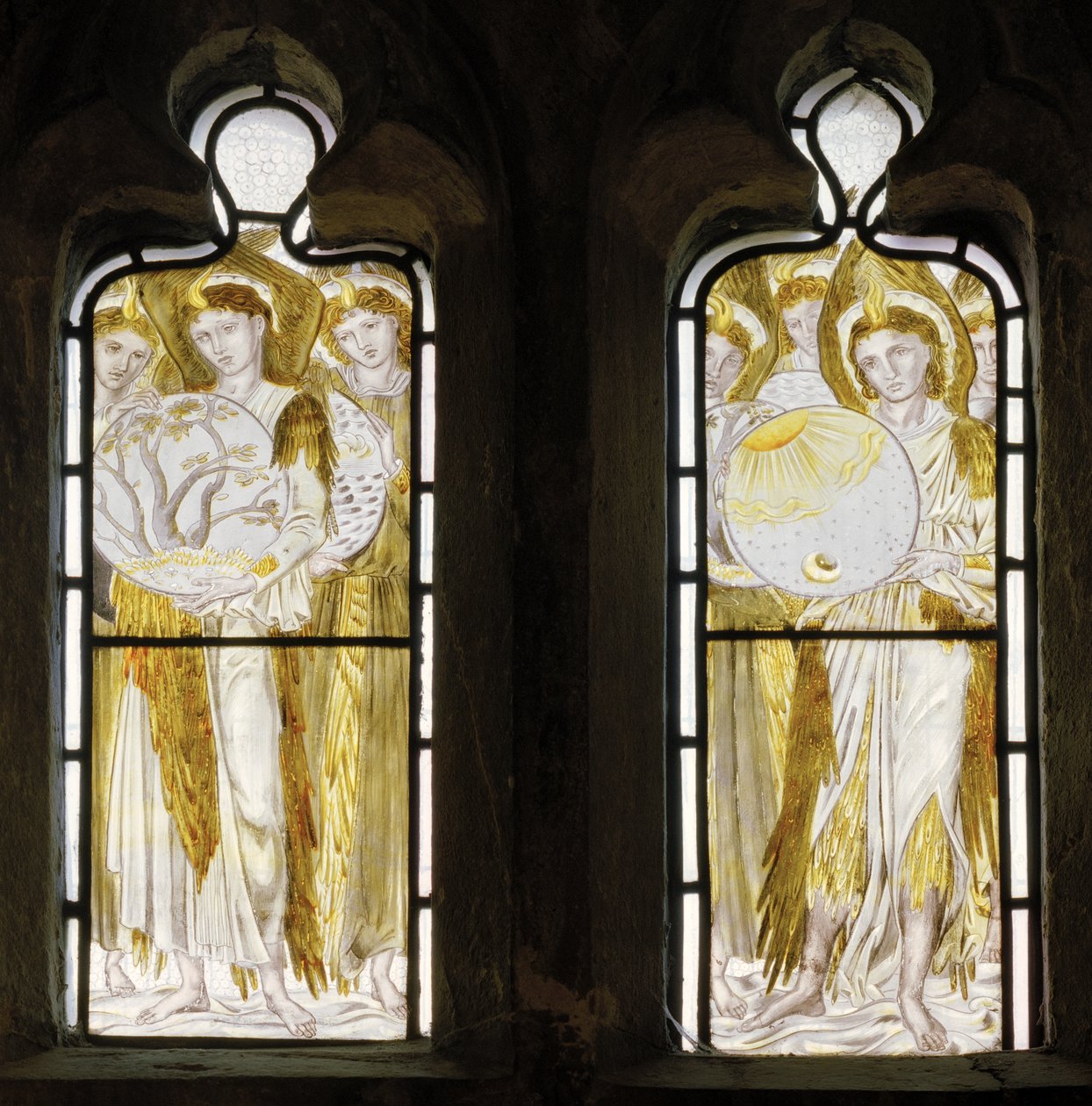 A teremtés napjai részlet, 1870 alkotó: Edward Burne Jones