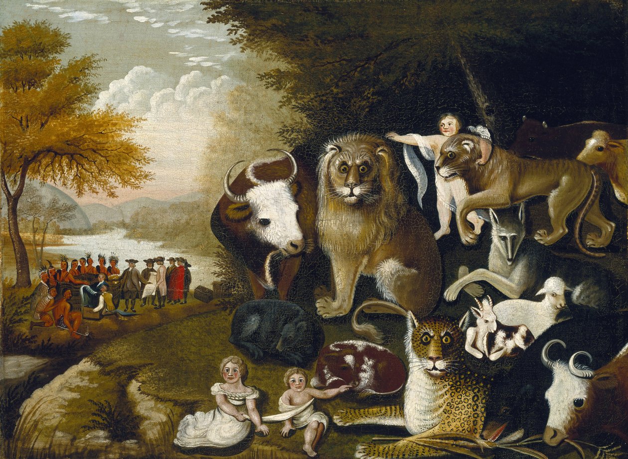 A békés királyság alkotó: Edward Hicks