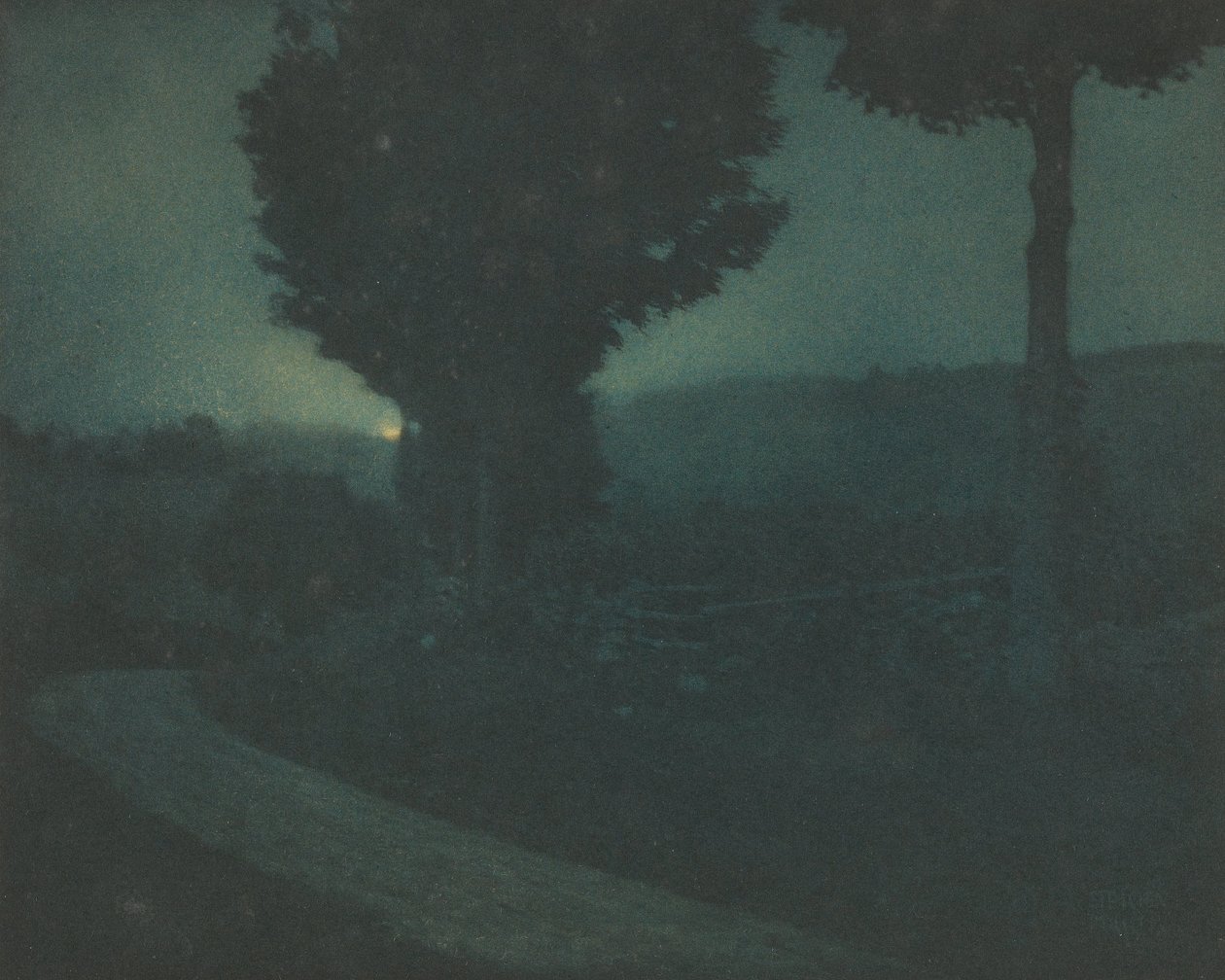 (Út a völgybe - Holdkelte) alkotó: Edward Jean Steichen