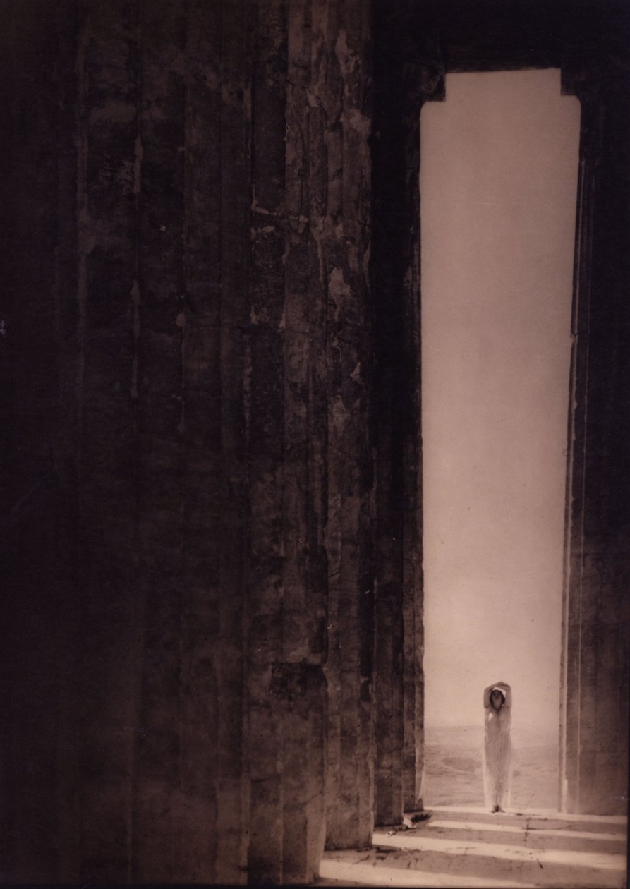 Isadora Duncan az athéni Parthenonban alkotó: Edward Jean Steichen