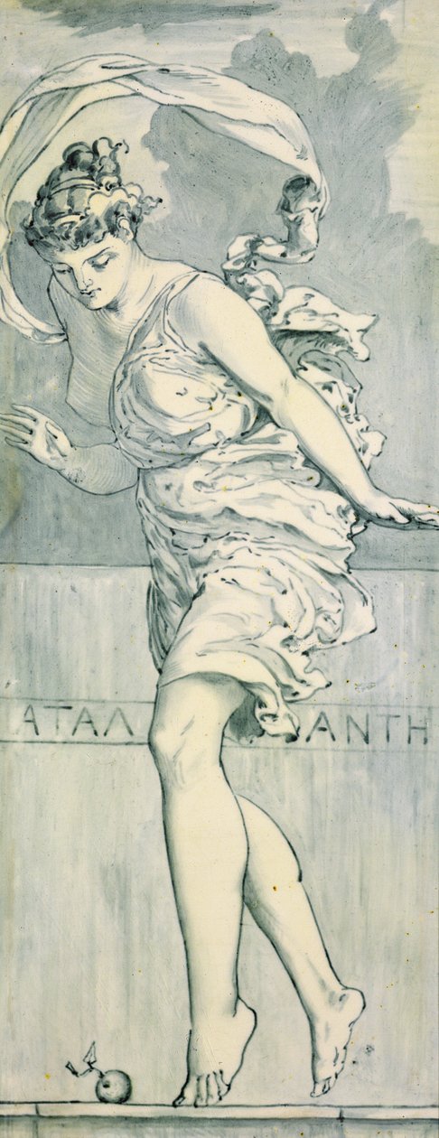 Atalanta, 1866 körüli (kerámia) (368311 pár) alkotó: Edward John Poynter