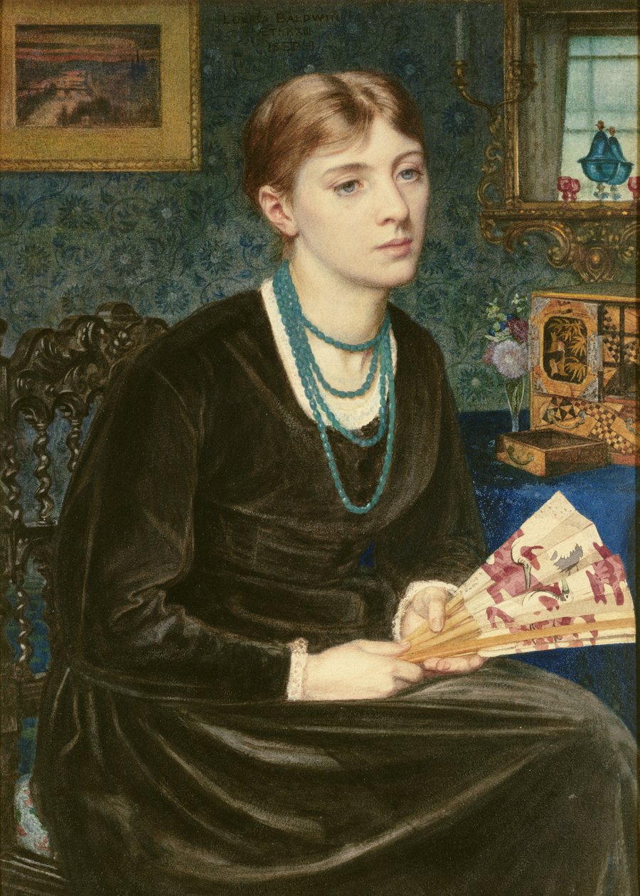 Louise A. Baldwin portréja, 1868 alkotó: Edward John Poynter