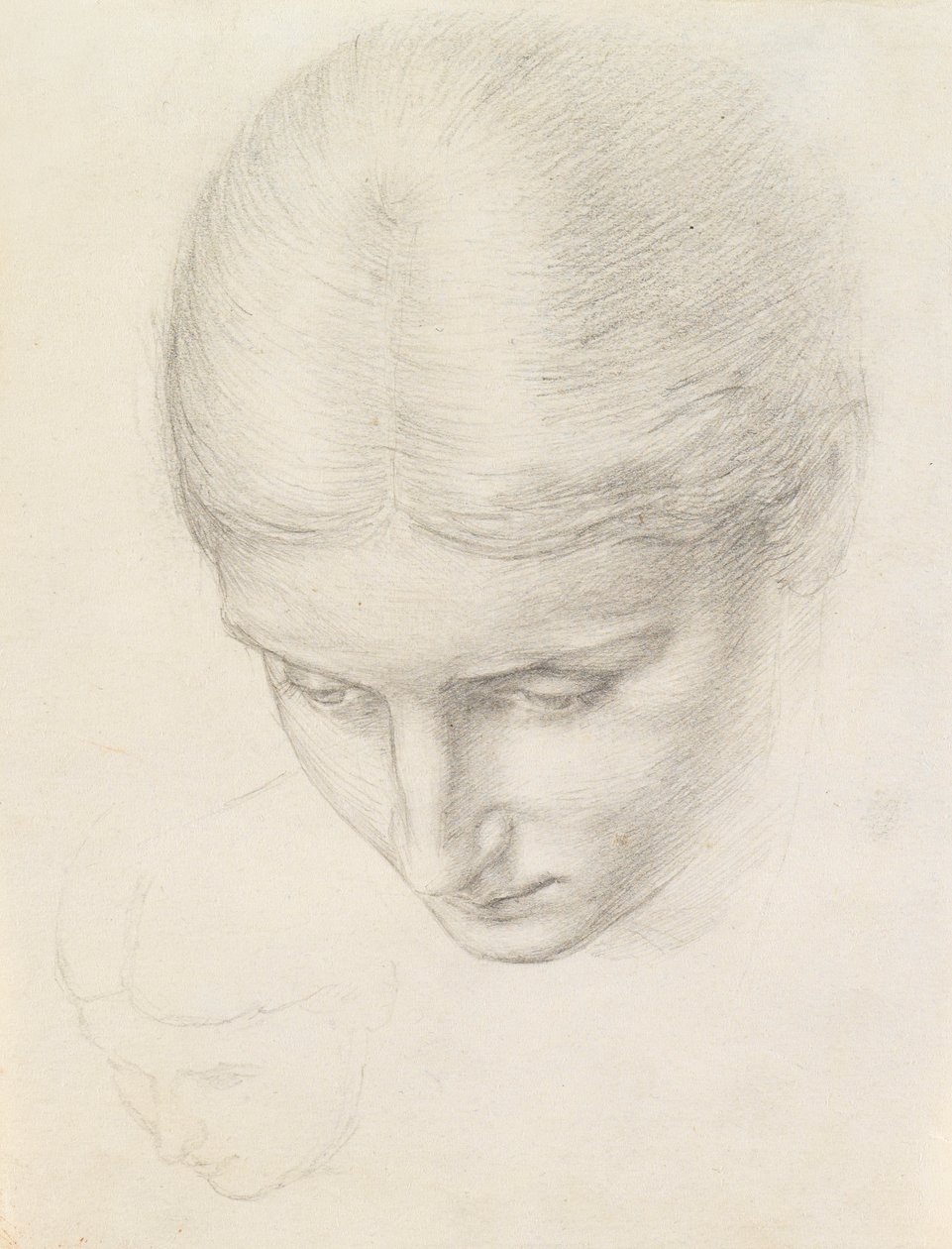 Tanulmány egy nőről. 1868-71 körül alkotó: Edward John Poynter