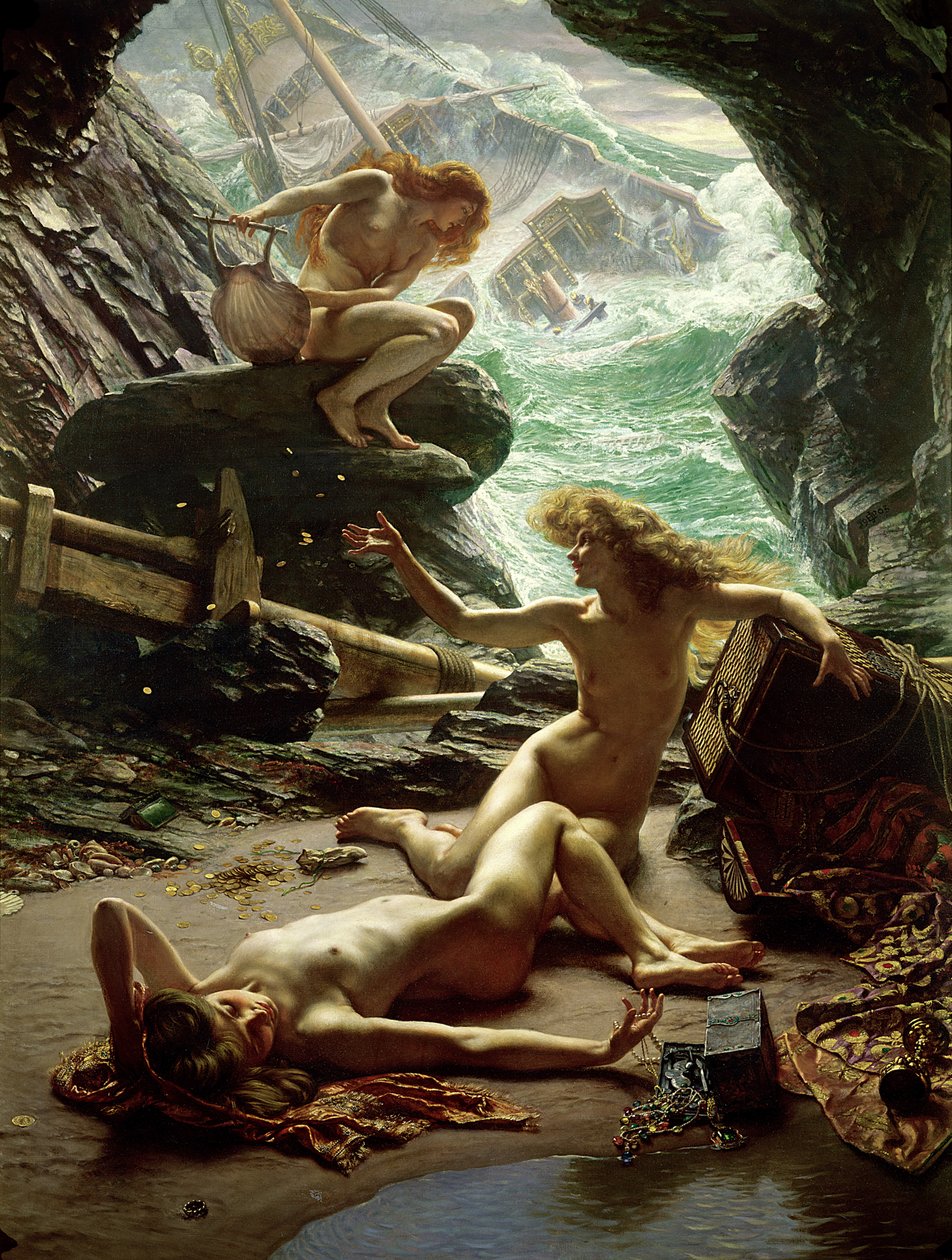 A Viharnimfák barlangja, 1903 alkotó: Edward John Poynter