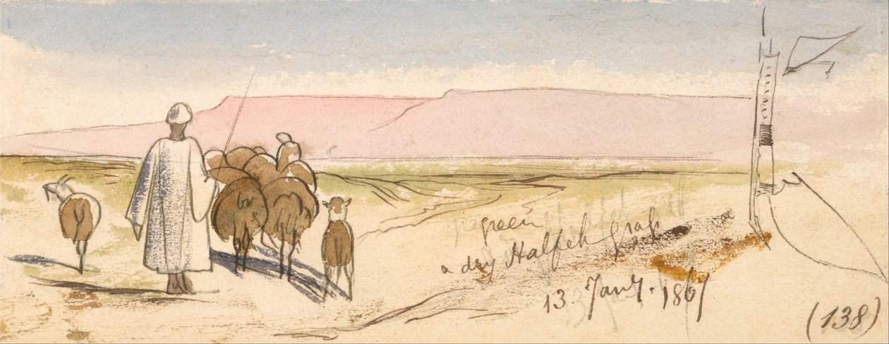 Száraz Halfeh fű alkotó: Edward Lear