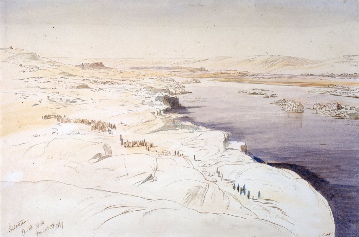 Assouan (tinta) alkotó: Edward Lear