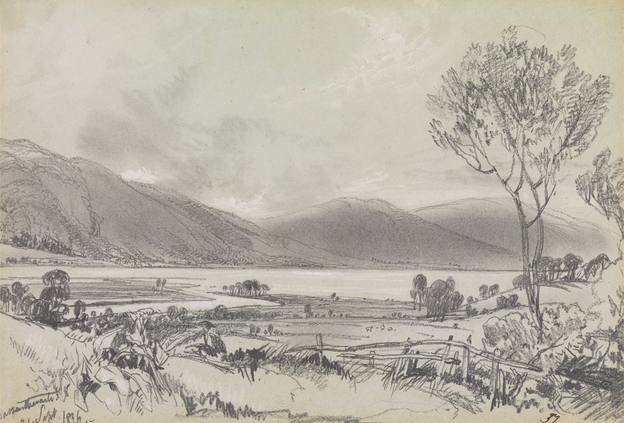 Bassenthwaite alkotó: Edward Lear