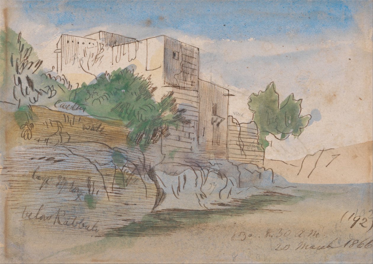 Rabat, Málta alatt alkotó: Edward Lear