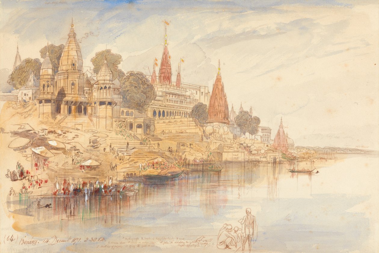 Benares alkotó: Edward Lear