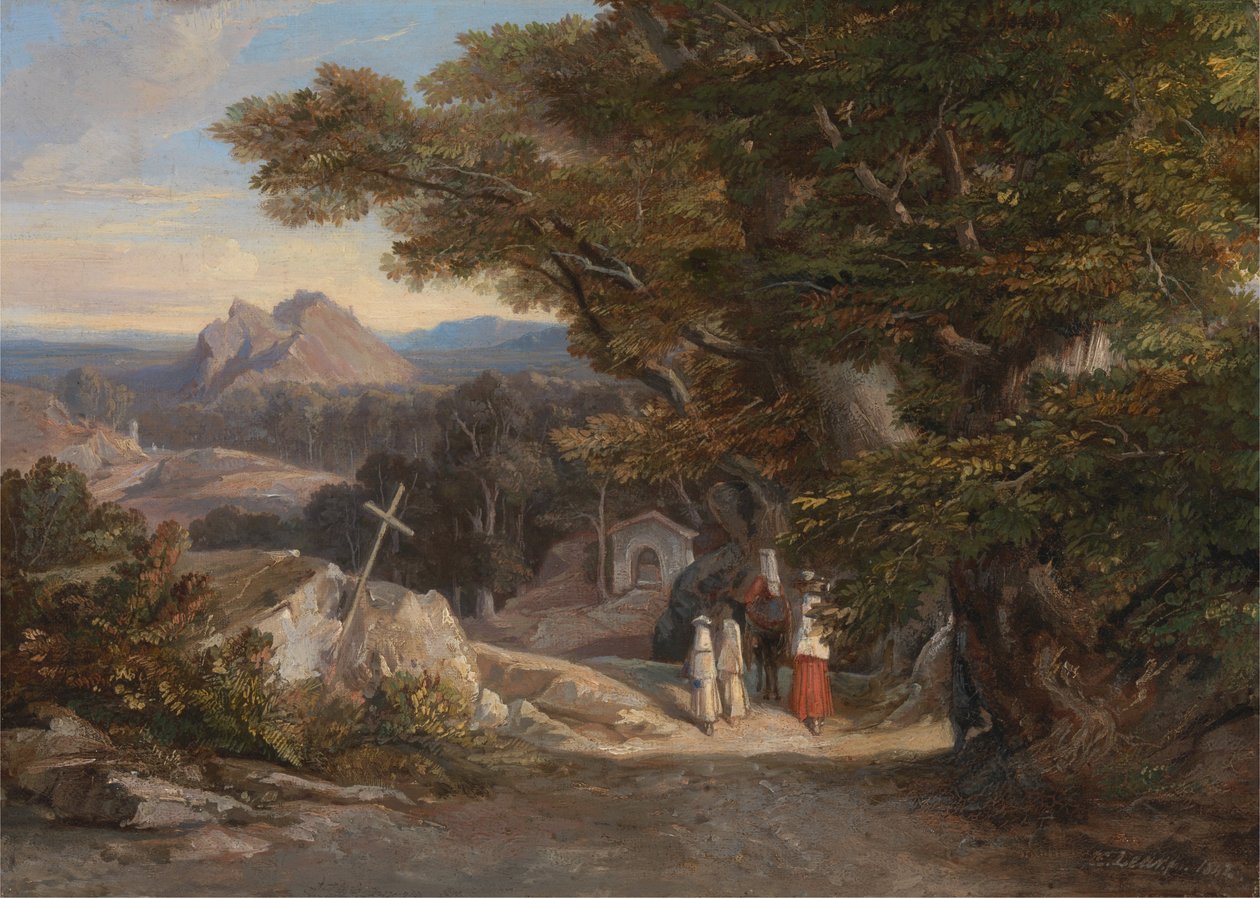 Olavano LCivitella között alkotó: Edward Lear