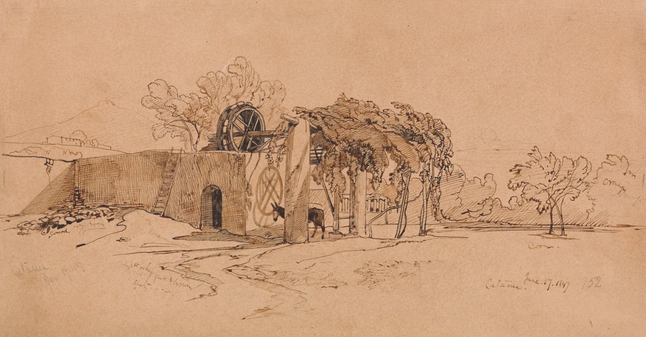 Catania alkotó: Edward Lear