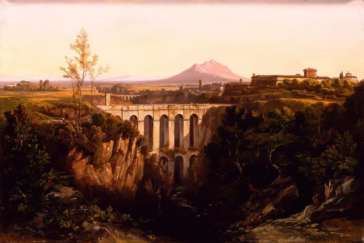 Civita Castellana alkotó: Edward Lear