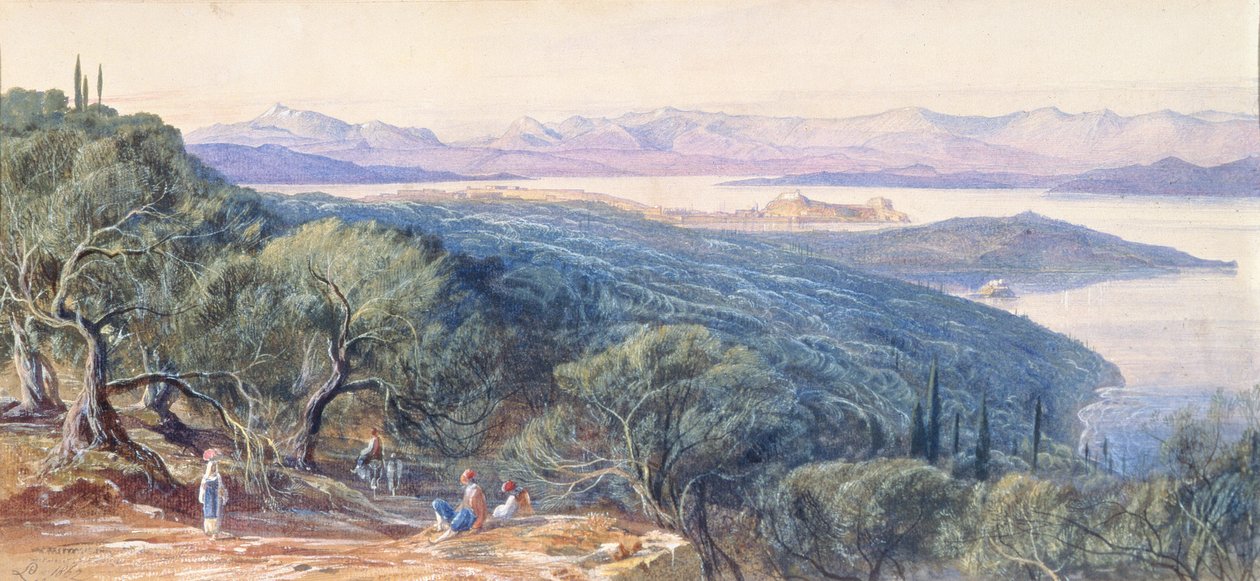 Korfu, 19. század alkotó: Edward Lear