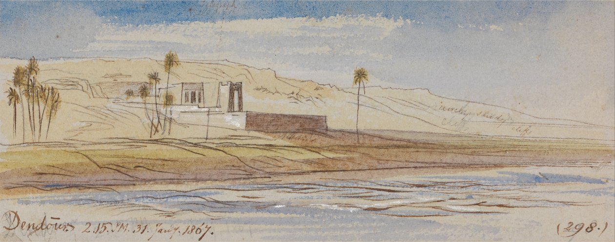 Dendour, 1867. január 31., 14-15 (298) alkotó: Edward Lear