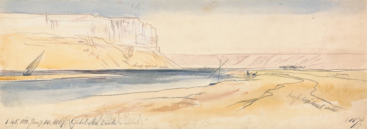 Jebel Sheikh örökösei alkotó: Edward Lear