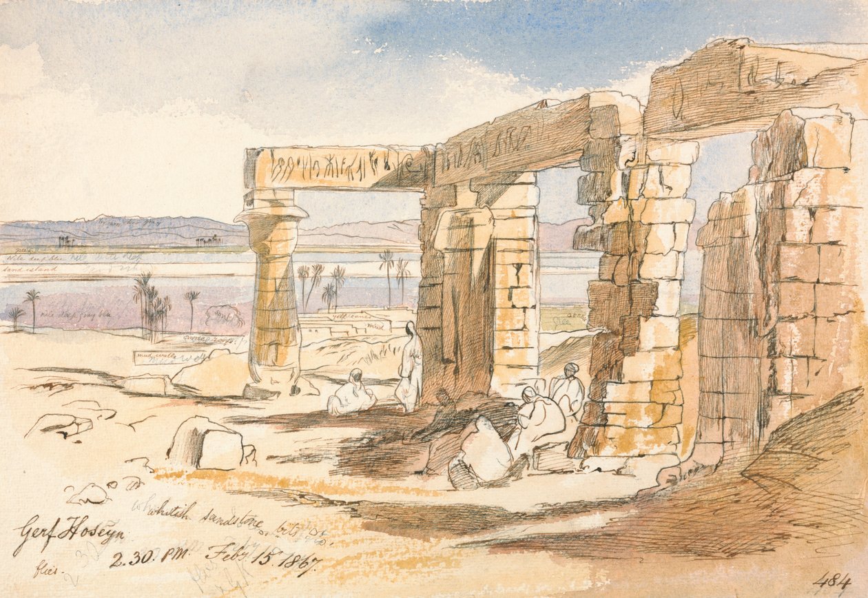 Gerf Hoseyn, 1867. február 15, 14-30 (484) alkotó: Edward Lear