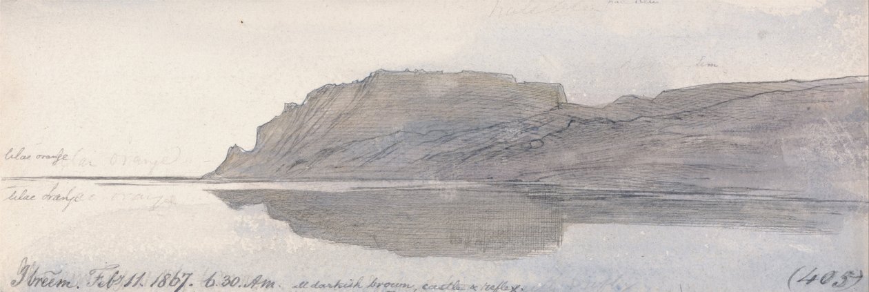 Ibreem, 1867. február 11., reggel 6-30 (405) alkotó: Edward Lear