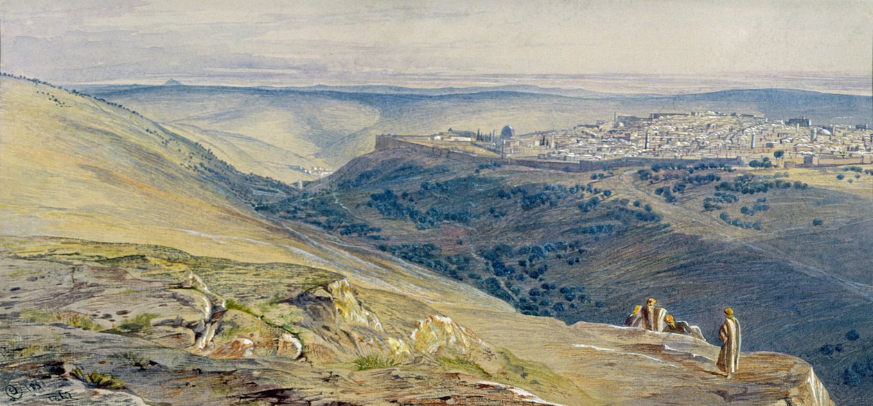 Jeruzsálem alkotó: Edward Lear