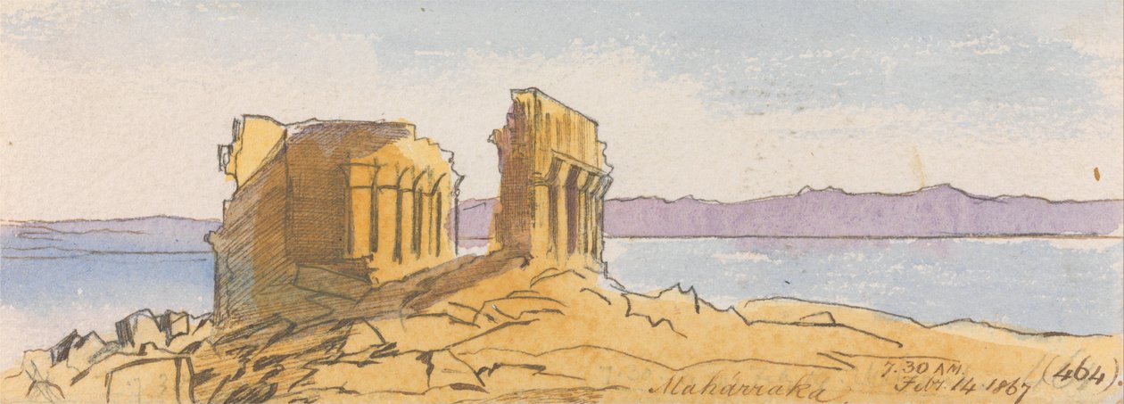 Maharraka, 1867. február 14., 7–30 (464) alkotó: Edward Lear