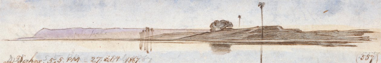 Dishna közelében alkotó: Edward Lear