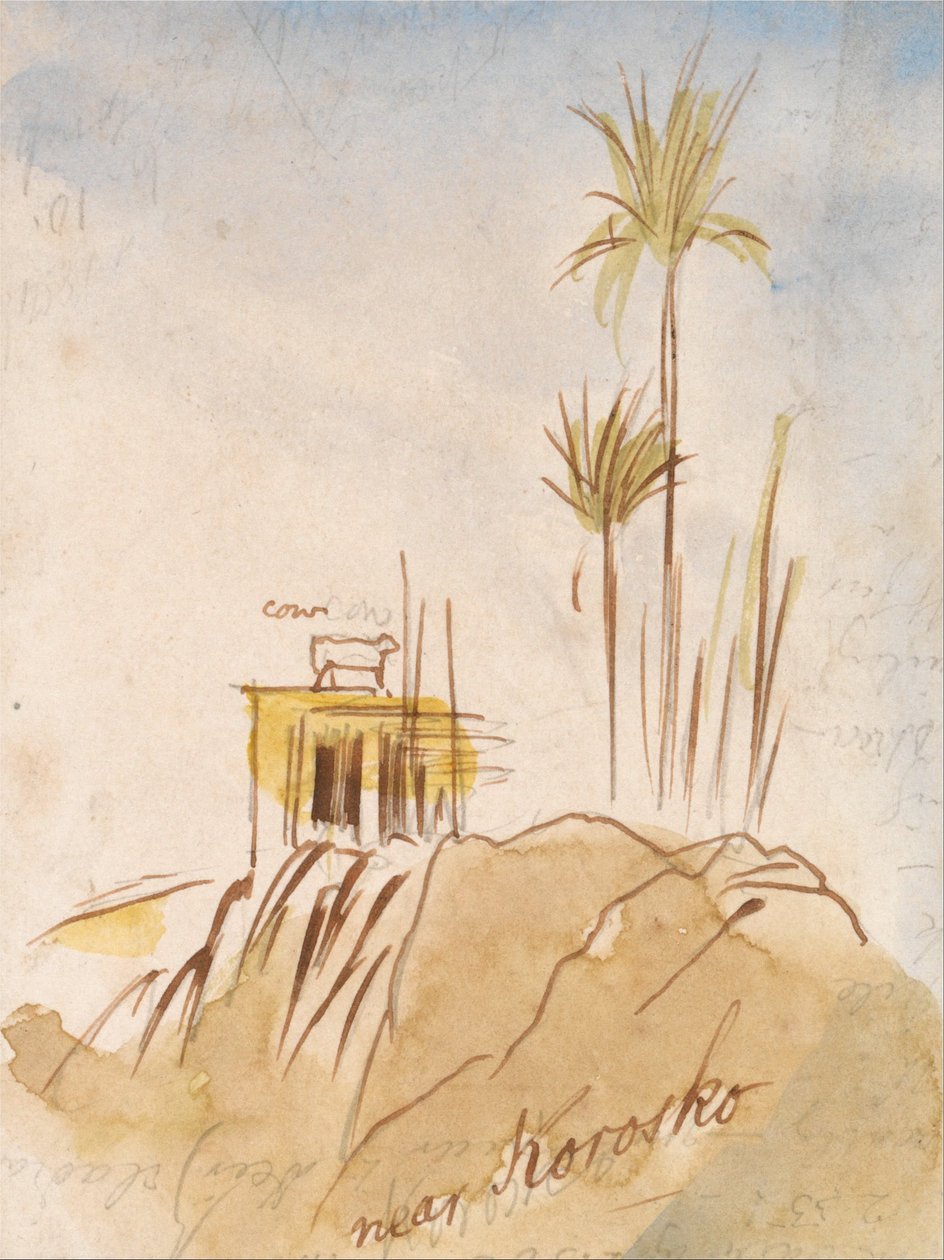 Korosko közelében alkotó: Edward Lear
