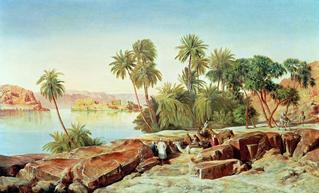 Philae a Níluson alkotó: Edward Lear