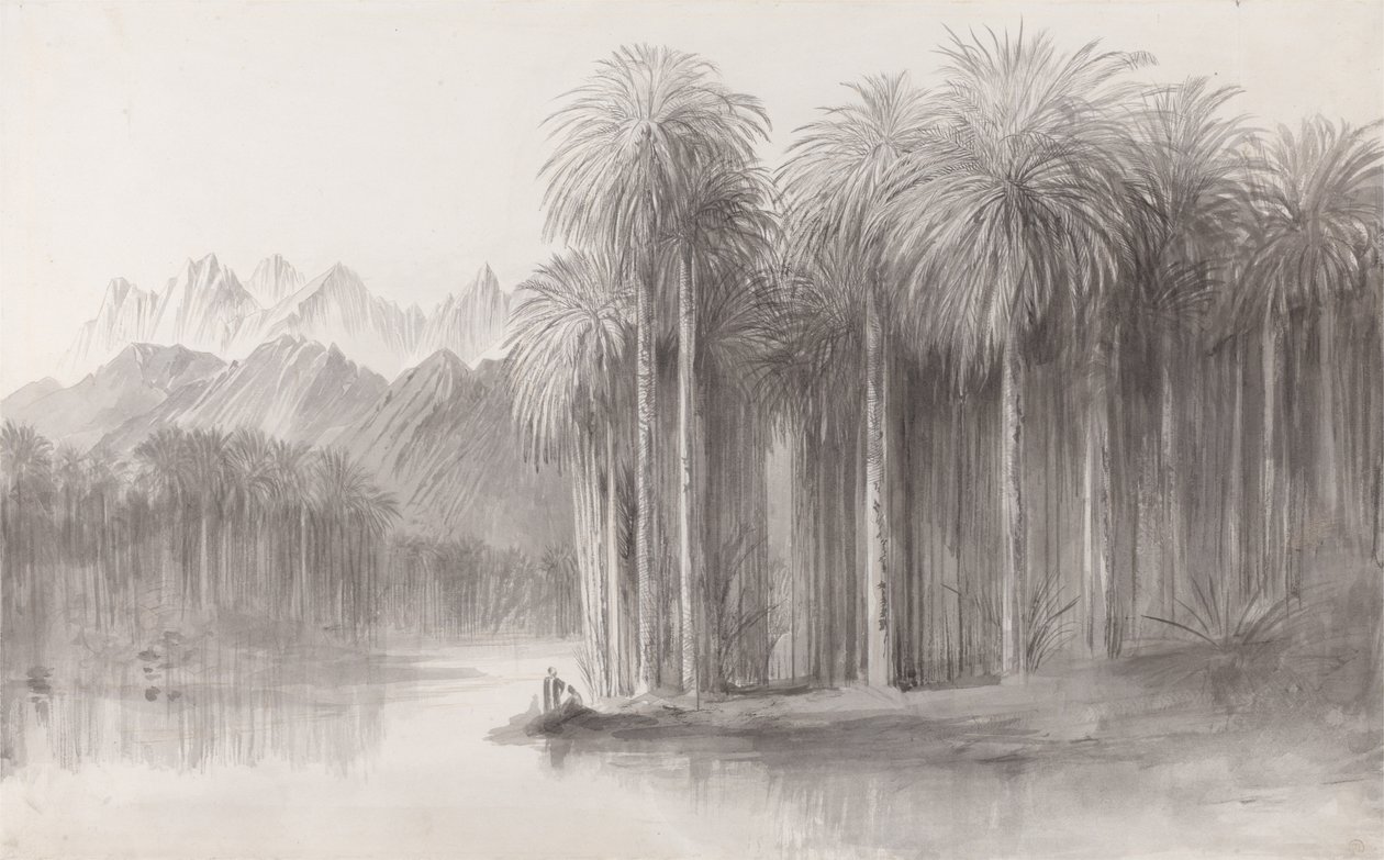 Wady Feiran, Mt. félsziget Sinai alkotó: Edward Lear