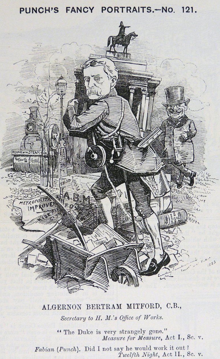 Algermon Bertram Mitford, 1883 alkotó: Edward Linley Sambourne