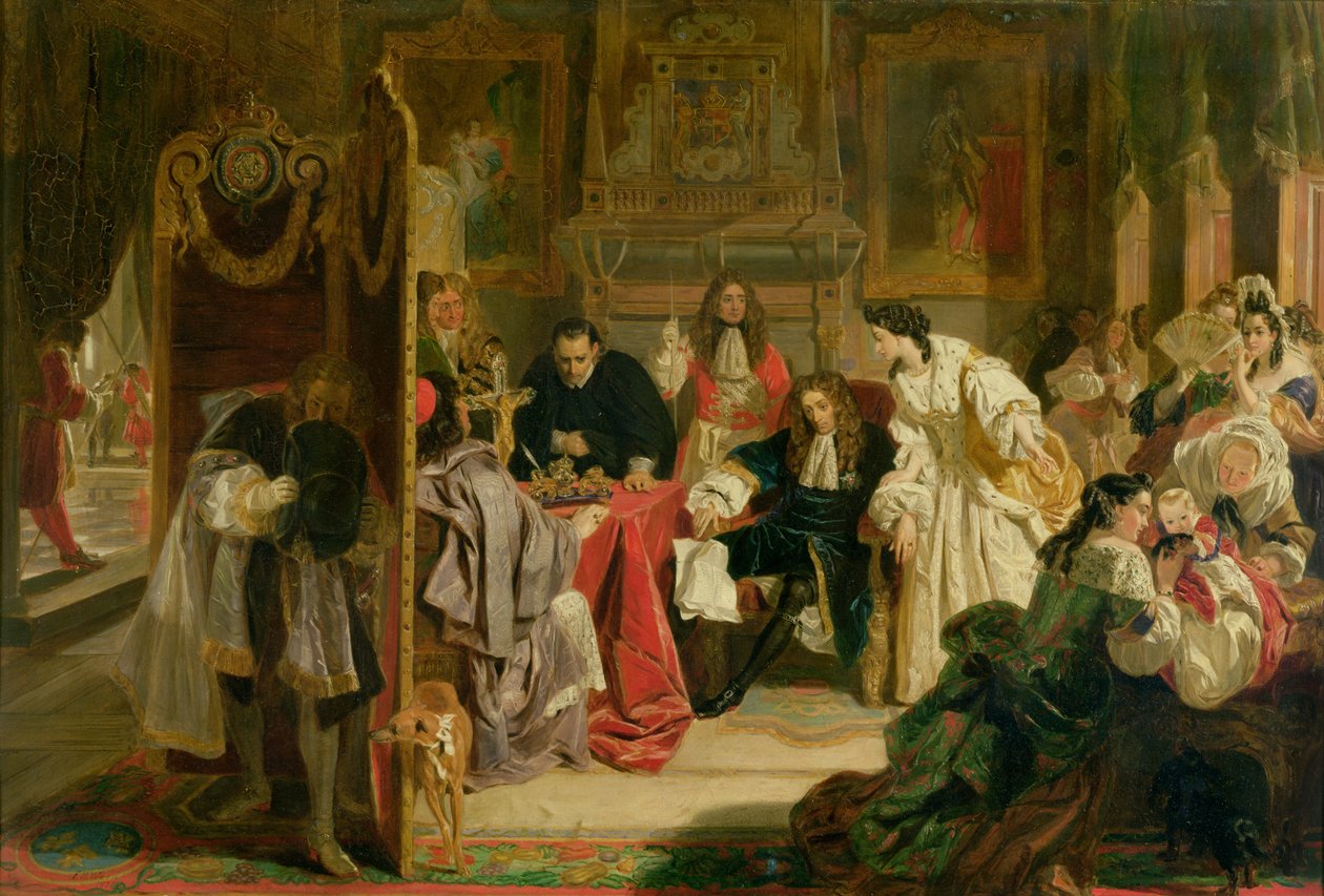 II. Jakab király (1633-1701) Orániai Vilmos 1688-ban, 1851-ben történt partraszállásának híre alkotó: Edward Matthew Ward