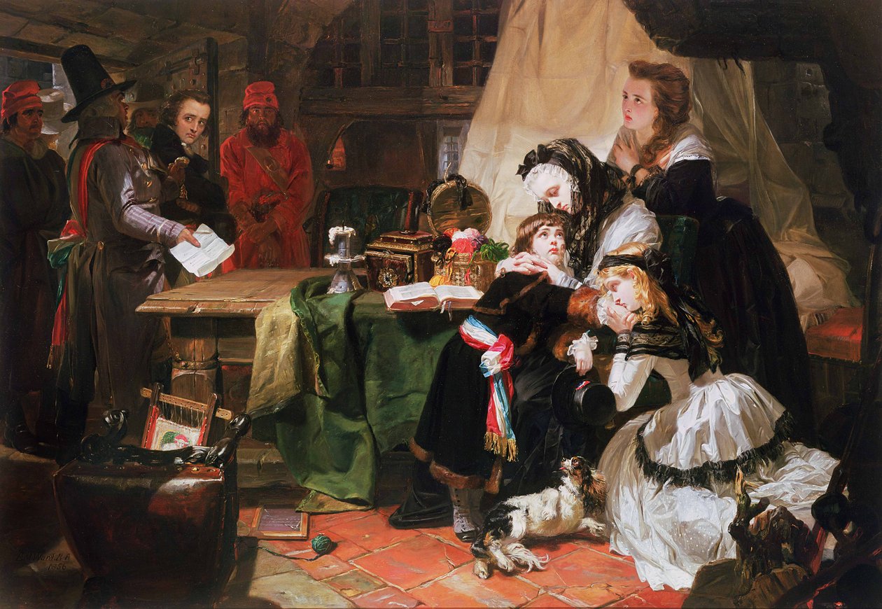 Marie Antoinette és gyermekei alkotó: Edward Matthew Ward