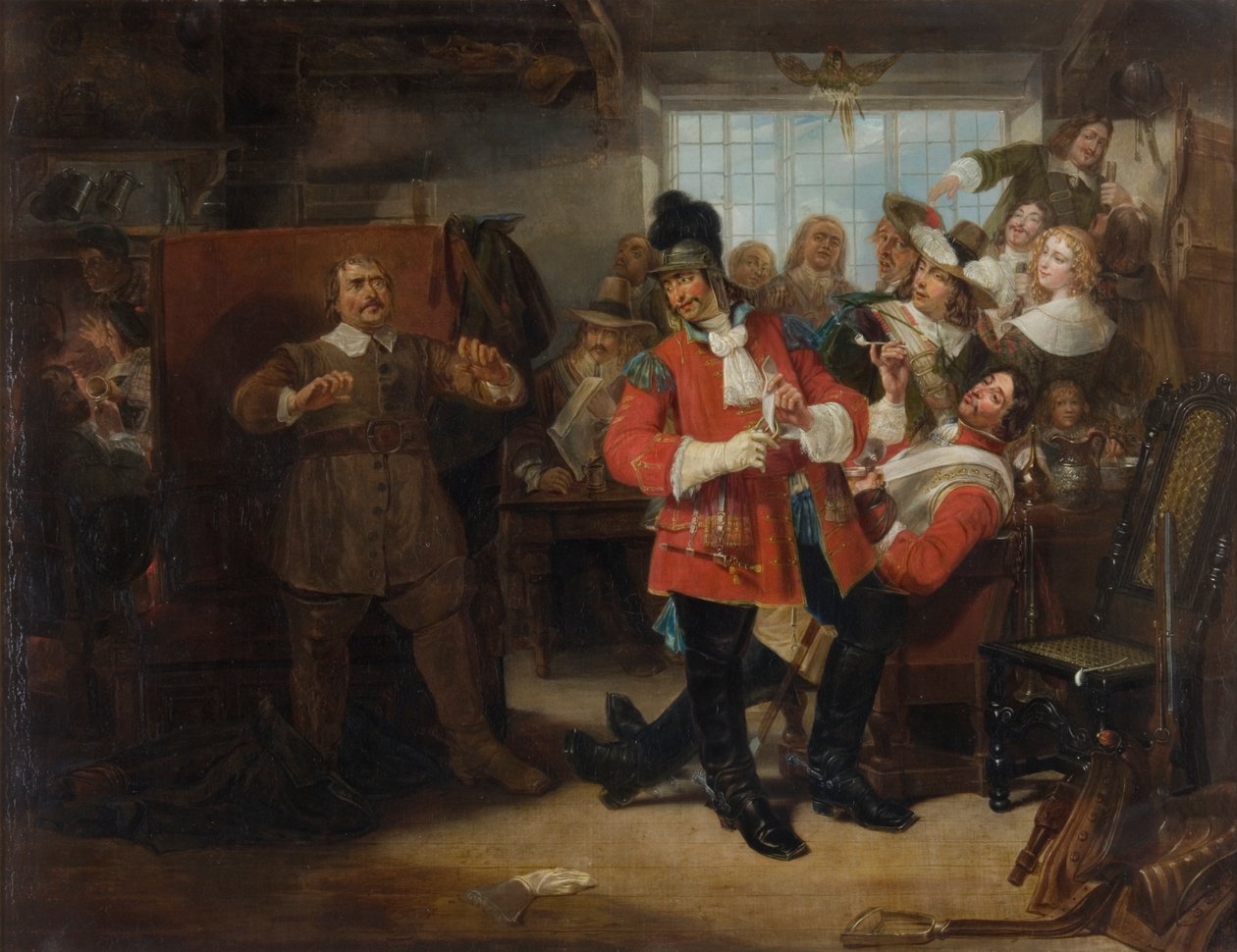 Bothwell őrmester Kihívja Balfourt alkotó: Edward Matthew Ward