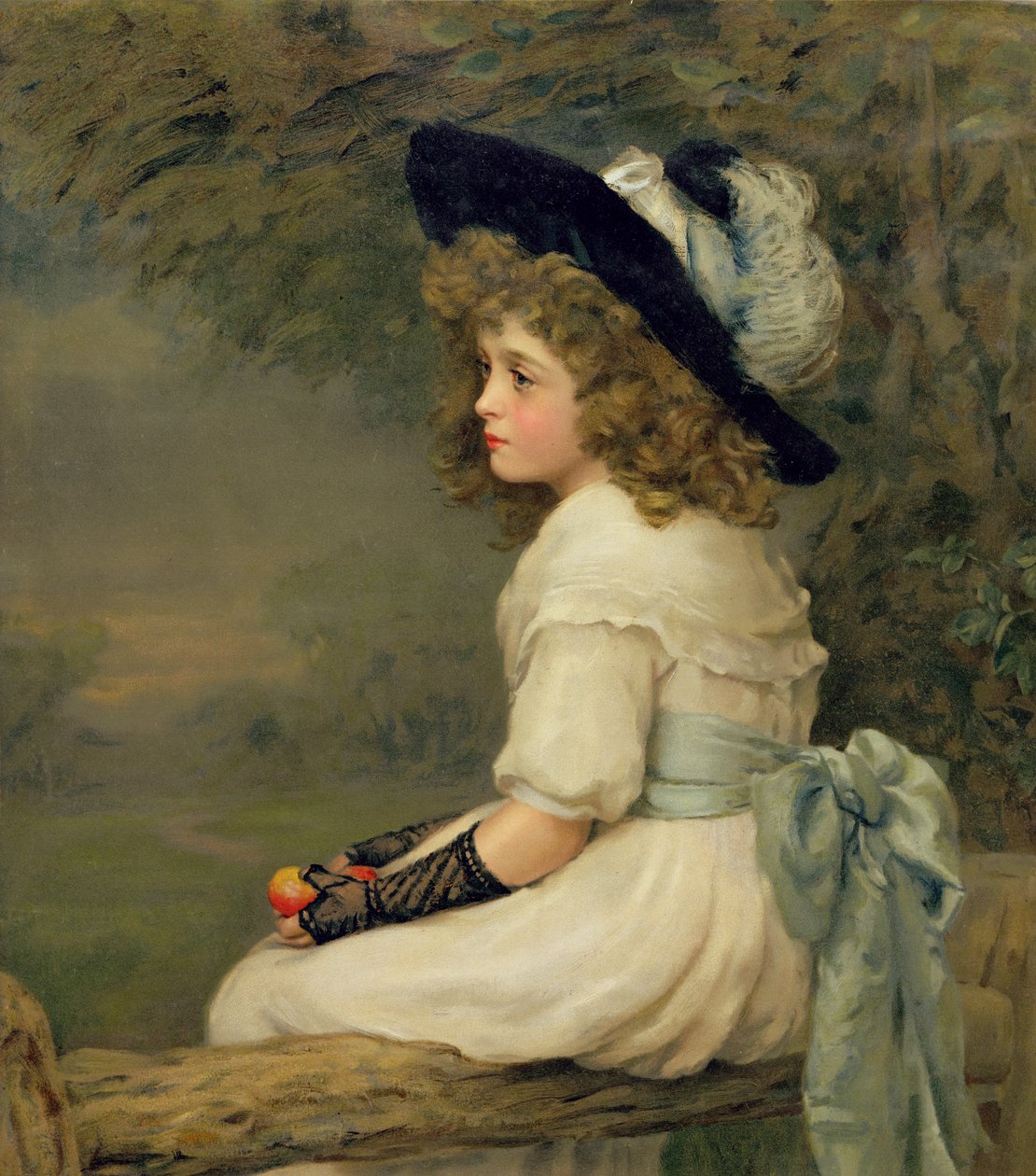 Éva lánya, Körte Évi, 1899. karácsony alkotó: Edward Patry