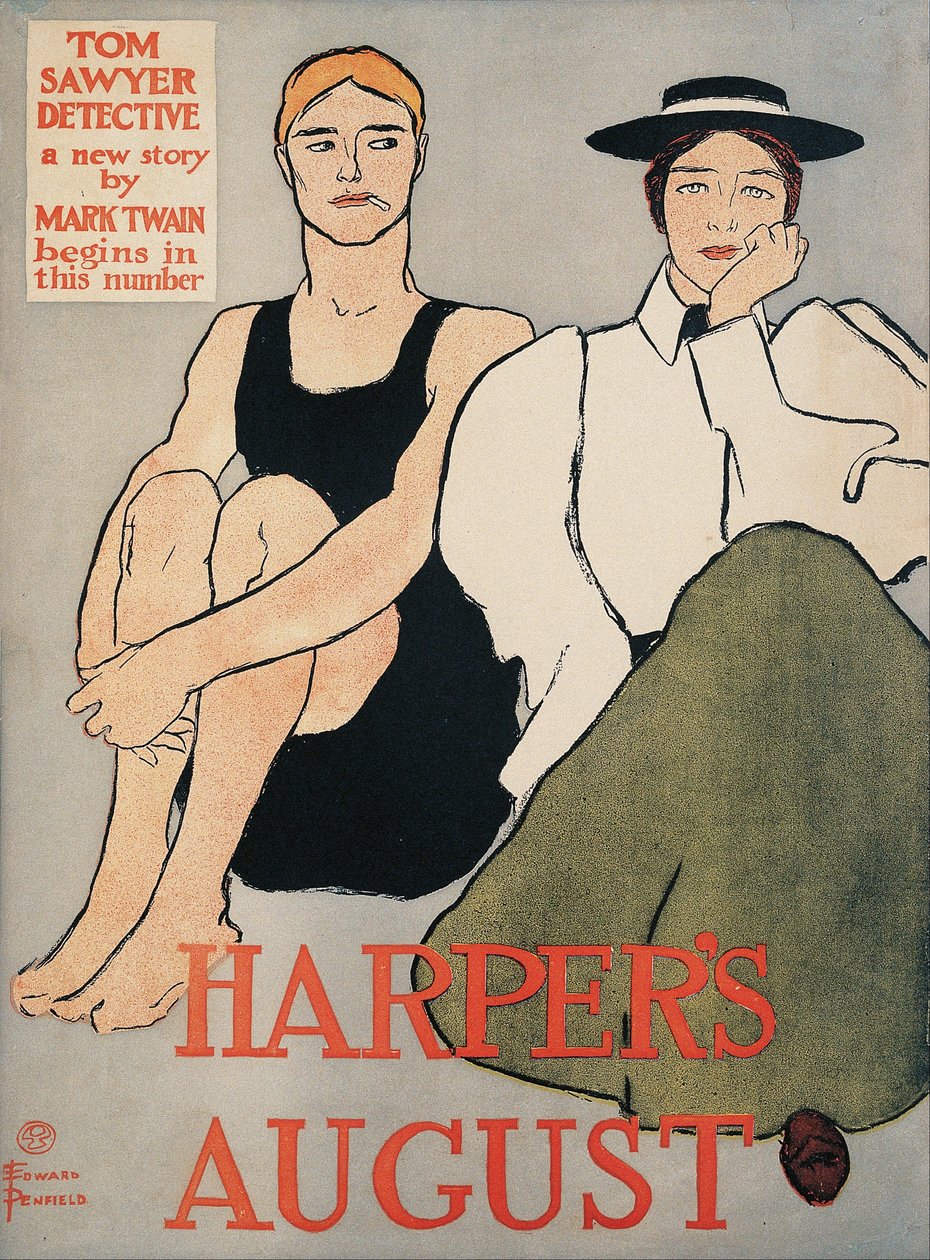 Harpers augusztus. Tom Sawyer nyomozó alkotó: Edward Penfield