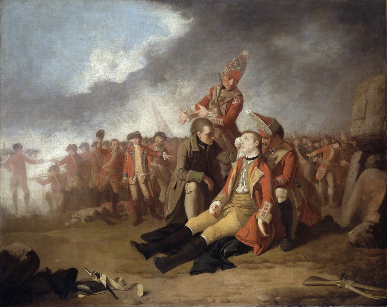 Wolfe tábornok halála, 1763 alkotó: Edward Penny