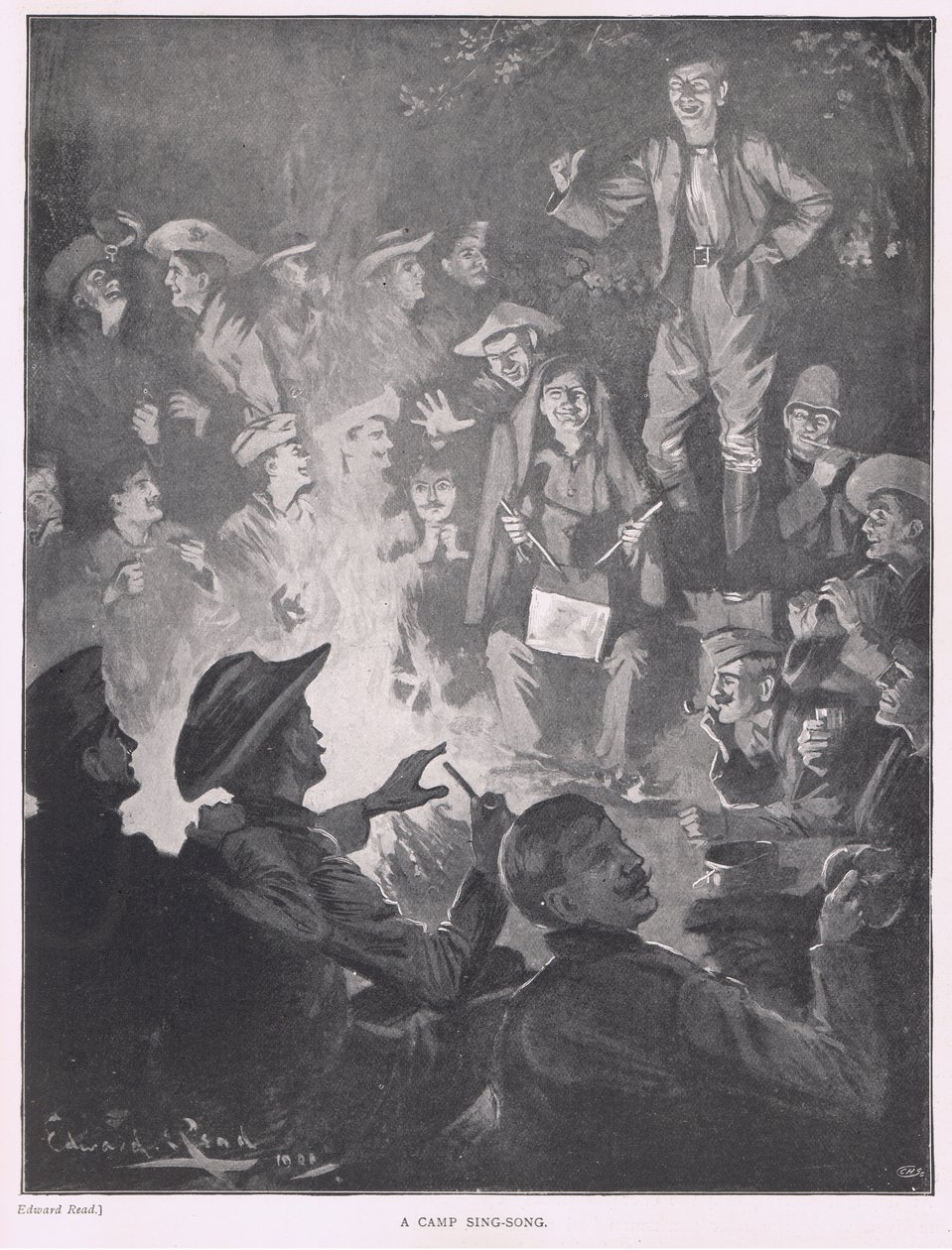 Egy tábori énekes dal alkotó: Edward Read