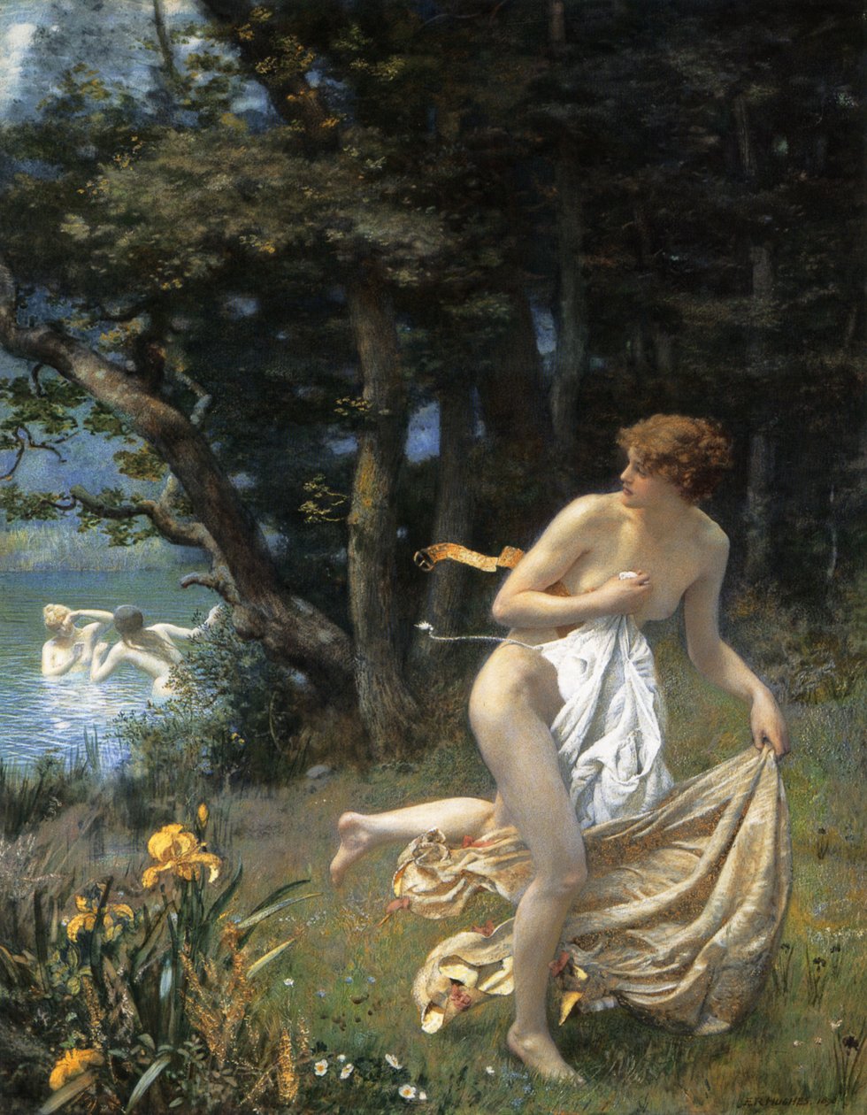 Dianas Maidens alkotó: Edward Robert Hughes