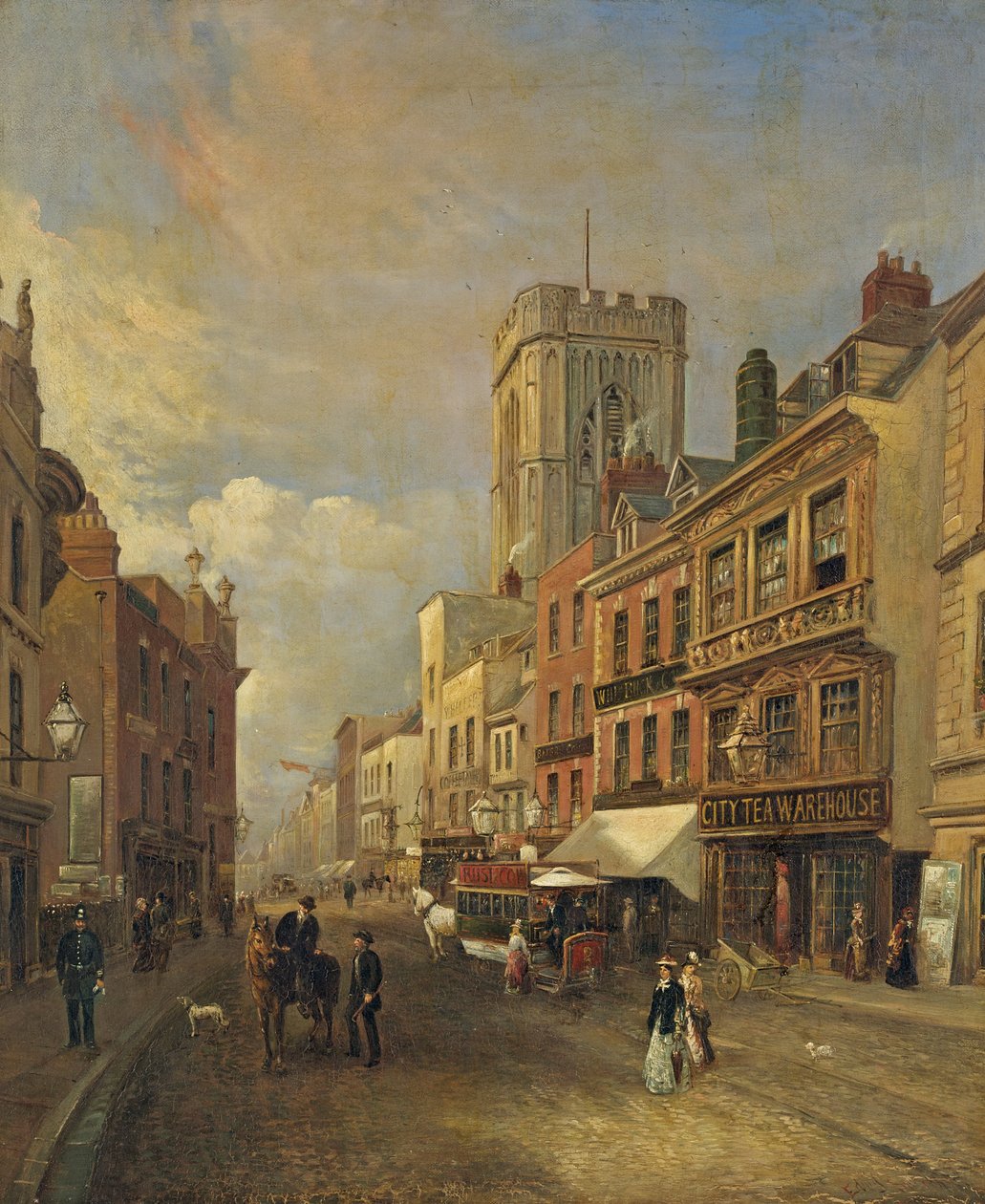 Southgate Street, Gloucester, 1875 körül alkotó: Edward Smith