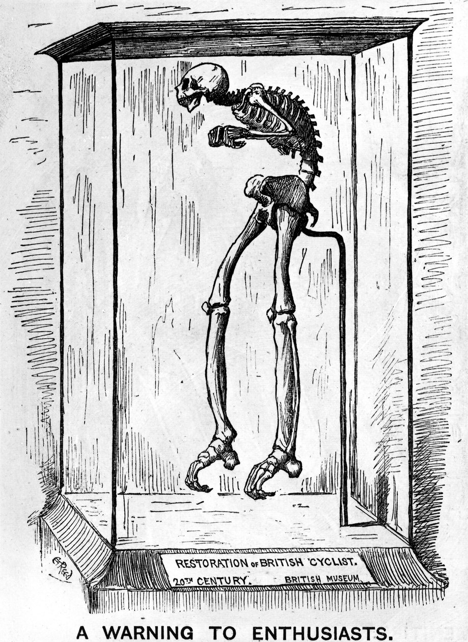 Figyelmeztetés a rajongóknak, megjelent a Punch, or the London Charivari-ban, 1889. július 6. alkotó: Edward Tennyson Reed