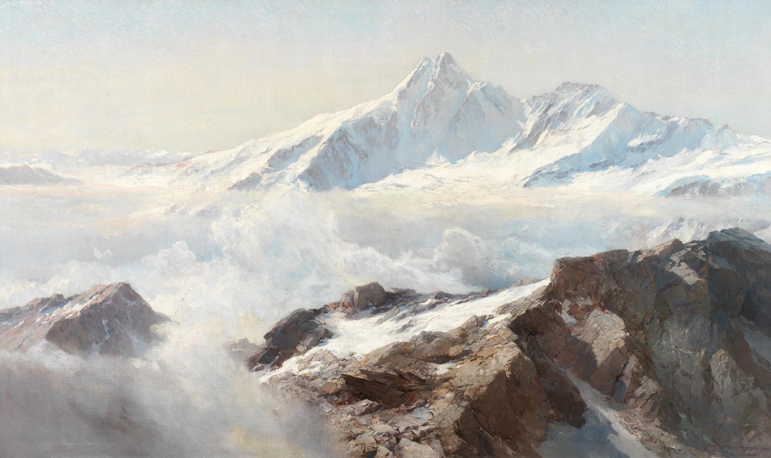Groglocknern alkotó: Edward Theodore Compton