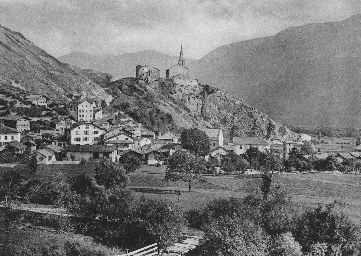 Raron im Wallis alkotó: Edward Whymper